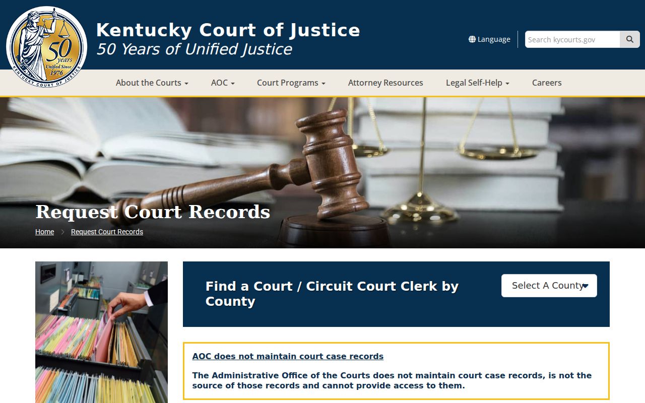 Pulaski County criminal court record request routes